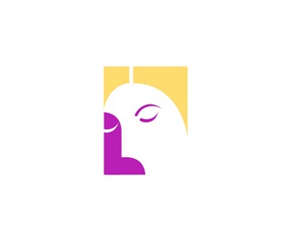 lady face logo