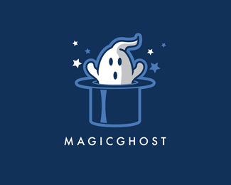 ghost,magic,monster logo