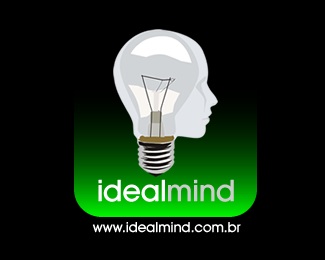 idealmind publicidade head light idea logo