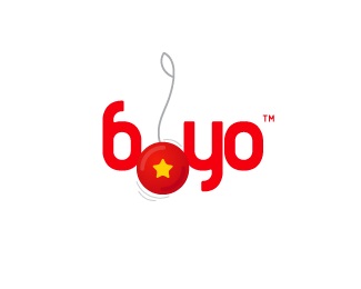 red,star,yellow,string,spinning logo
