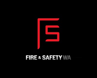 fire,safety,fs,f logo