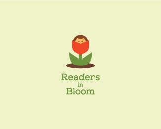 green,rose,bud,blooming logo