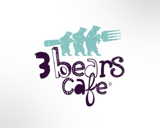 café,bears logo