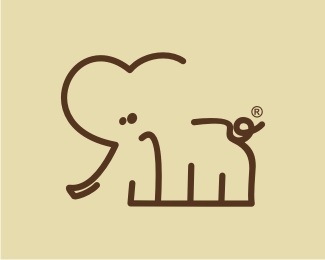 baby,elephant,shoes logo