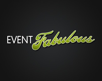 events,creative world,fabulous,typographic logo,web-20 logo