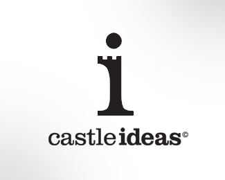 castle,ideas,initial logo
