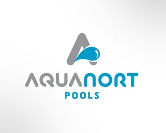 aqua,water,pools logo