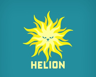 sun,lion,helion logo
