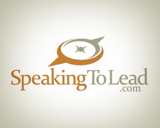 speak,compass,lead,talk bubble logo