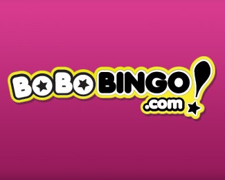 pink,yellow,colourful,bingo,bobo logo