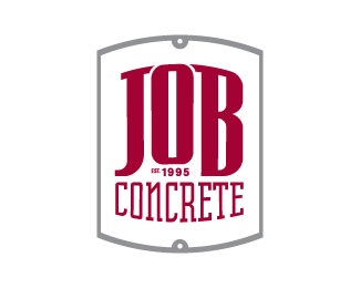 job,stamp,plate,concrete logo