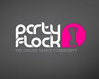 logo,dance,community,party logo
