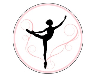 pink,dance,jazz,ballerina,toe shoes logo