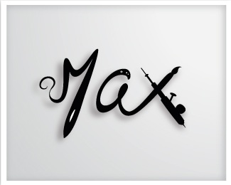 art,max,minimal logo