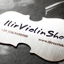 Violin Metal Cut
