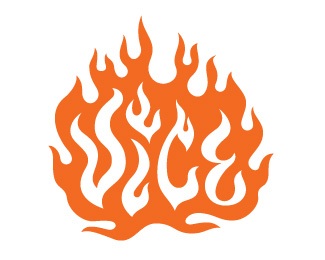 fire,hot,night club,vice logo