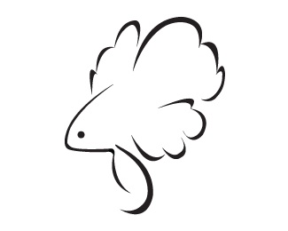 fish,betta logo