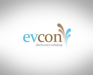 Evcon Webshop White logo