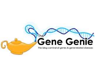 lamp,dna,genie,genetics,gene logo