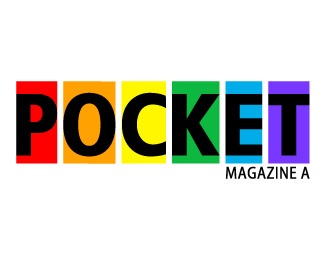 pocket,rainbow,maggazine logo