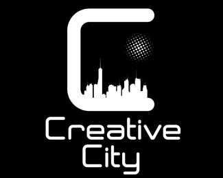 The Creative City (Black) logo