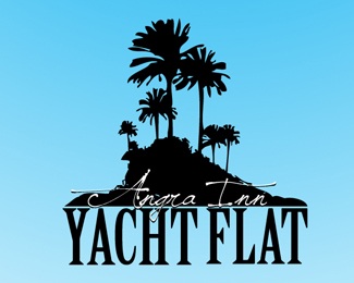 flat,resort,hotel,yacht logo