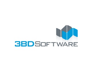 blue,grey,program,software,3bd software logo