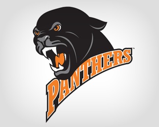 school,athletics,panther logo
