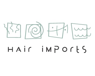 hair,salon,imports logo