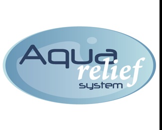 aqua,health,relief logo