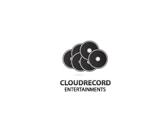 black,disk,high,record,sky logo