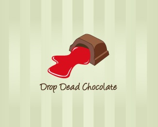 blood,chocolate,valentine's day logo