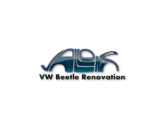 car,vw,volkswagen,beetle,renovation logo
