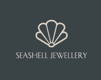 green,neutral,shell,jewelery,seashell logo