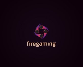 gaming,light,orange,purple,firegaming logo