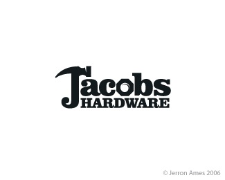 hammer,hardware,bolt,ames,jerron logo