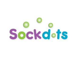 kids,dots,sock logo