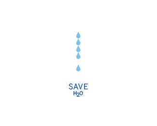 blue,water,eco logo