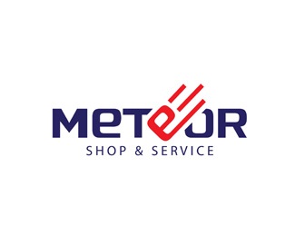 service,shop,modern,meteor logo