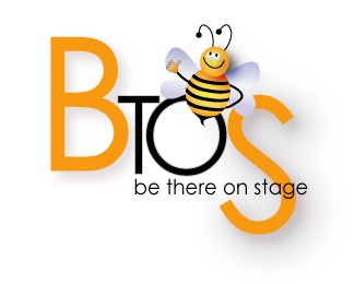 yellow,bee,stage,event management logo
