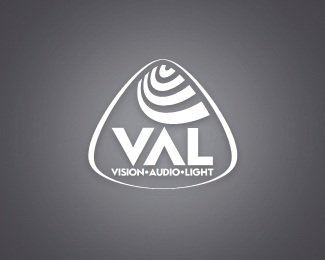 audio,sound,lights,waves,vision logo