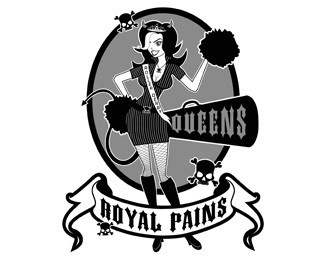 queens,pittsburgh,innervenus,jeerleaders,rollerderby logo