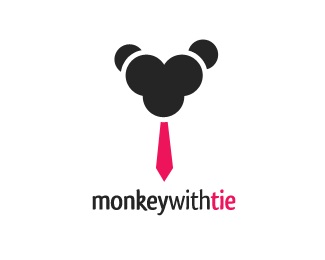 monkey,tie,it logo