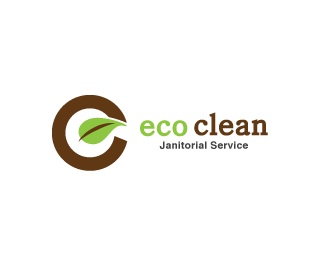 brown,designer,service,ecological,janitor logo