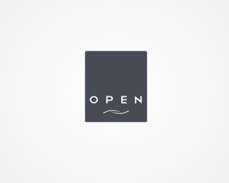 open,restaurant,bistro logo