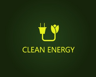 flower,green,plug,electricity,prong logo