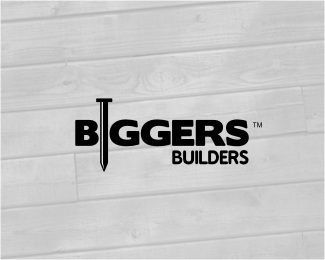 big,building,construction,logotype,nail logo