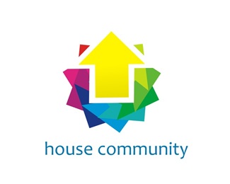 house,community,country logo