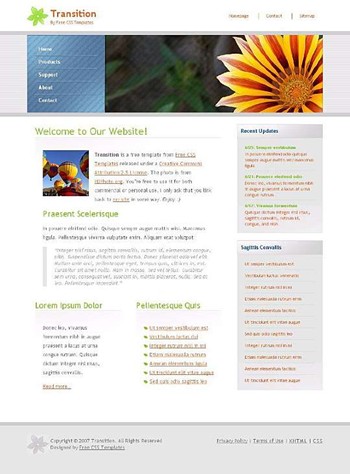 flower,nature website template