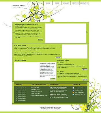 business,nature website template